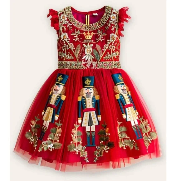 Mini Taylor | Dresses | Nwt Festival Nutcracker Tulle Dress Size 89 Y |  Poshmark